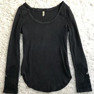 Free People Catalina Long-Sleeve Thermal Top